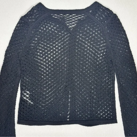 Everlane Black Lace Knit Cardigan - Picture 12 of 12